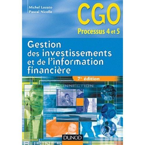 Gestion Des Investissements Et De L'information Financière - Proces... on Productcaster.