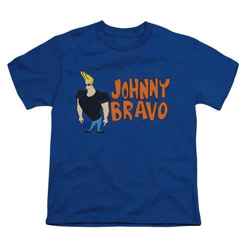 Johnny Bravo Johnny Logo Youth T-Shirt on Productcaster.