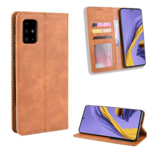 Coque Pour Samsung Galaxy A51 5g,Housse En Cuir Pu Pochette Portefe... on Productcaster.