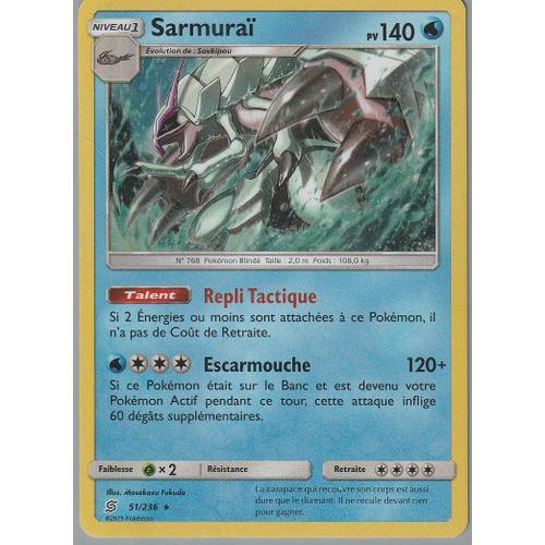 Carte Pokémon - Sarmurai - 51/236 - Holo-Rare - Harmonie Des Esprit... on Productcaster.