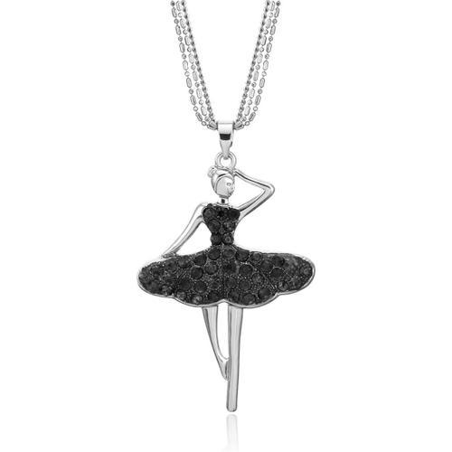 Collier Avec Pendentif En Forme De Danseuse De Ballet Pour Femme Et... on Productcaster.