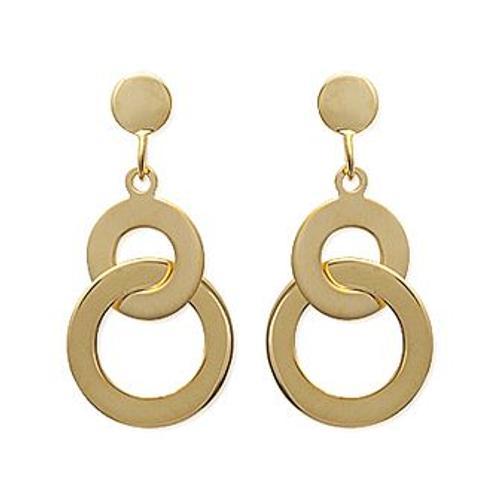 Boucles D'oreilles Pendantes En Plaqué Or (2466100) - L'atelier Pré... on Productcaster.