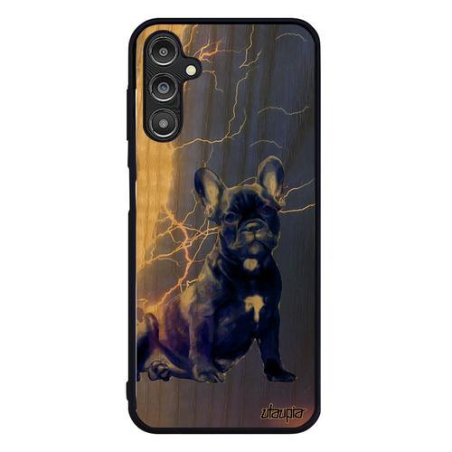 Coque Chien A14 4g 5g Bois Silicone Bulldog De Protection Sm-A145f ... on Productcaster.