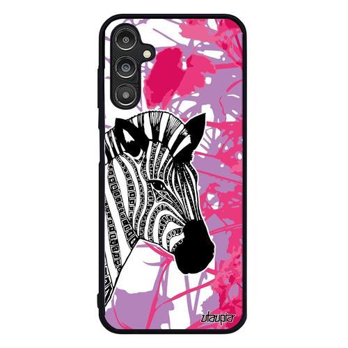 Coque Pour Samsung A14 4g 5g En Silicone Zebre Tanzanie Dessin Ethn... on Productcaster.