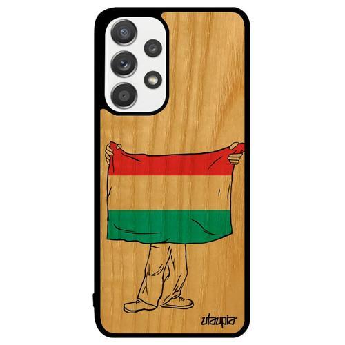 Coque En Bois Samsung A33 Silicone Drapeau Luxembourg Luxembourgois... on Productcaster.