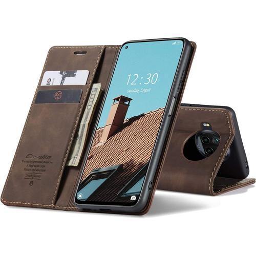 Coque Cuir Pour Xiaomi Mi 10t Lite 5g, Protection Housse En Cuir Pu... on Productcaster.