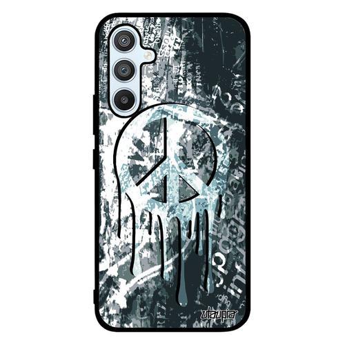 Coque Silicone Pour Samsung A54 Peace And Love Solide & Peinture Gr... on Productcaster.