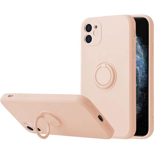 Coque Iphone 12 En Silicone, Iphone 12 Case Avec Anneau De 360° Sup... on Productcaster.