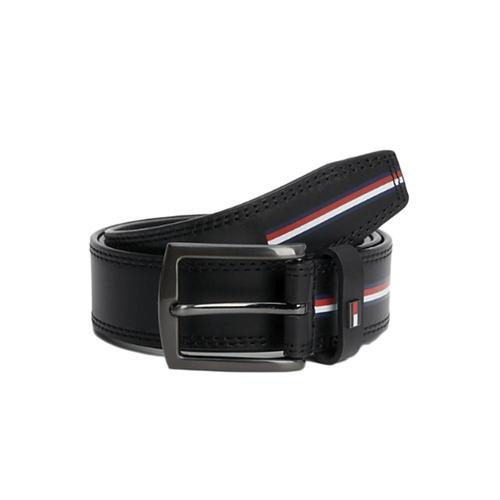 Ceinture Tommy Jeans Denton Leather Homme Noir on Productcaster.