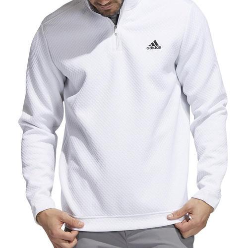 Sweat 1/4 Zip Blanc Homme Adidas Gr3105 on Productcaster.