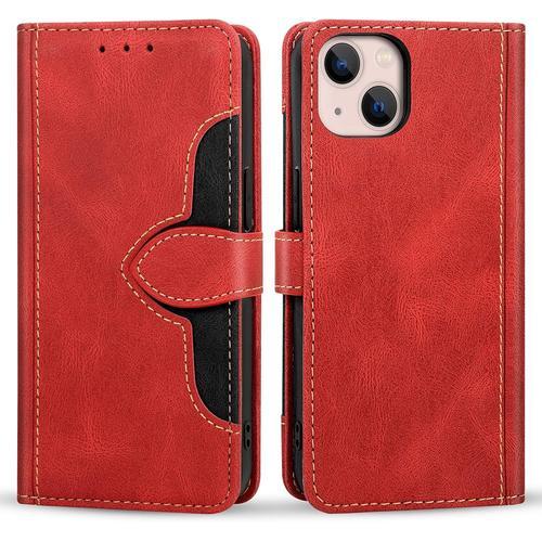 Coque Pour Iphone 13,Etui Portefeuille Iphone 13 Antichoc Tpu Houss... on Productcaster.