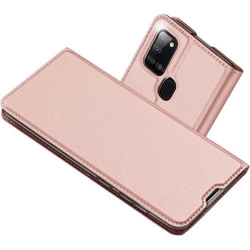 Coque Pour Samsung Galaxy A21s, Ultra Mince En Cuir Pu Housse À Rab... on Productcaster.