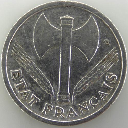 Bazor - Etat Français 1 Franc Aluminium Tb 1943 France - Pièce De M... on Productcaster.