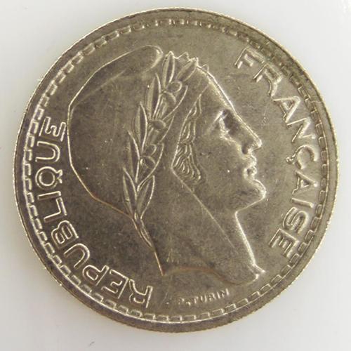 Turin 10 Francs Cuivre-Nickel Ttb 1949 France - Pièce De Monnaie on Productcaster.