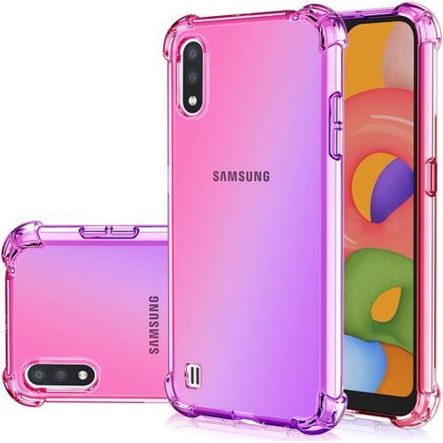 Galaxy A01 Coque Pour Samsung A01 Transparent Mignon Dégradé Coque ... on Productcaster.