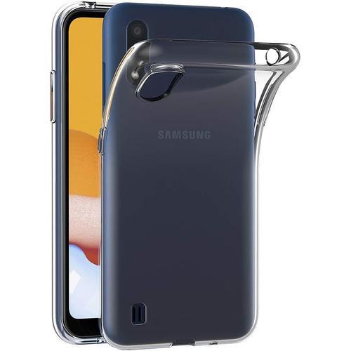 Coque Compatible Samsung Galaxy A01, Transparente Silicone Coque Po... on Productcaster.