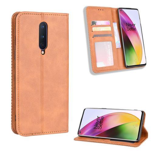 Coque Pour Oneplus 8,Housse En Cuir Pu Pochette Portefeuille Magnét... on Productcaster.