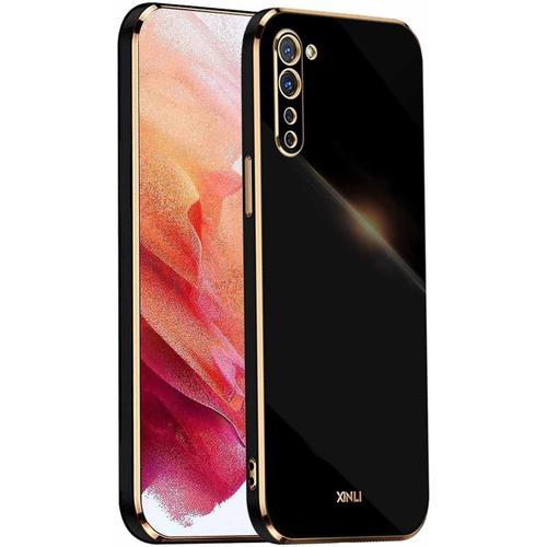 Coque Pour Oppo Find X2 Lite Étui, Bordure De Placage D'or Souple T... on Productcaster.