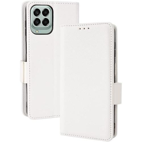 Coque Pour Samsung Galaxy M53 5g Etui Antichoc Premium En Cuir Pu/T... on Productcaster.