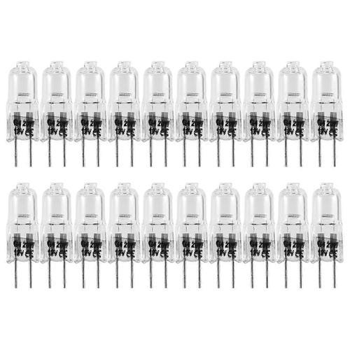 20 Pcs G4 Ampoules Halogènes, 20w 12v Ampoules Halogènes 2 Broches ... on Productcaster.