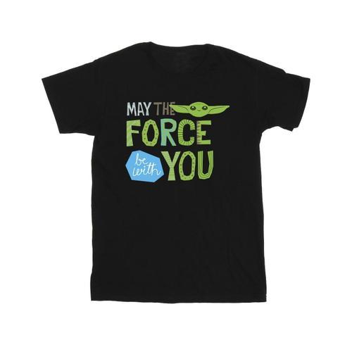 Star Wars - T-Shirt The Mandalorian May The Force Be With You - Homme on Productcaster.