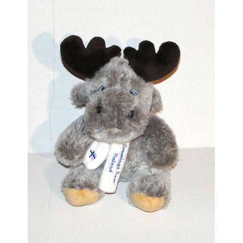 Doudou Elan Renne Gris Chiné Greetings From Finland Oy Giftis on Productcaster.