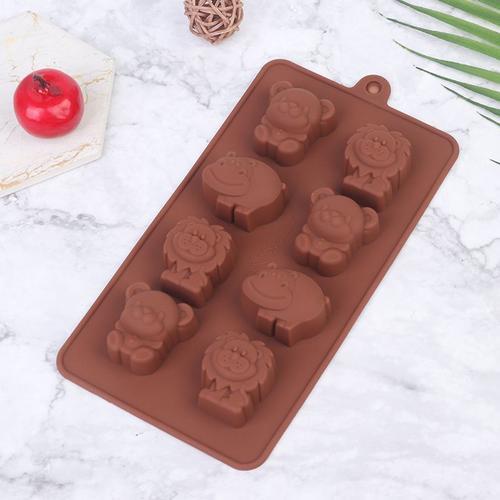 Moule À Chocolat En Silicone, Dessin Animé, Animal, Lion, Ours, Bon... on Productcaster.