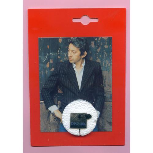 Rare Pins Serge Gainsbourg Sous Blister Avec Photo N116 on Productcaster.