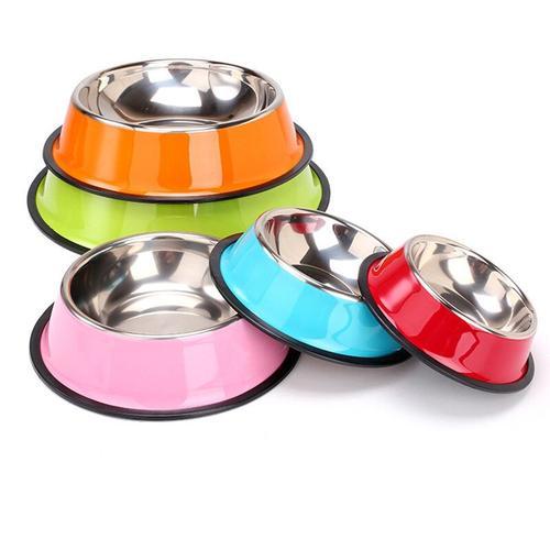 Bols D'alimentation Pour Animaux De Compagnie 3 Styles Bol En Acier... on Productcaster.