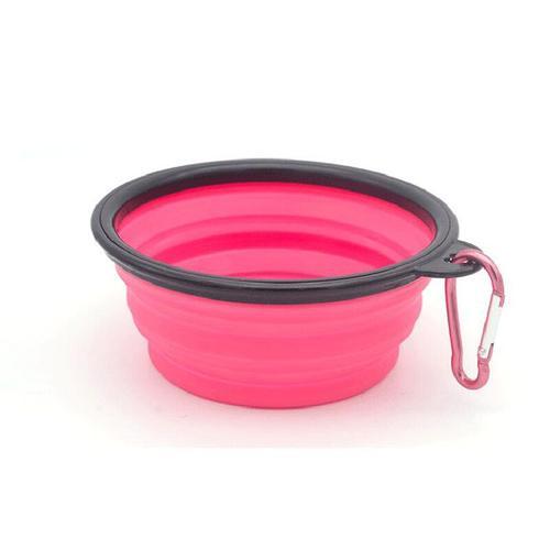 Bol D'alimentation En Silicone Pour Chien,Avec Mousqueton,Pliable,A... on Productcaster.