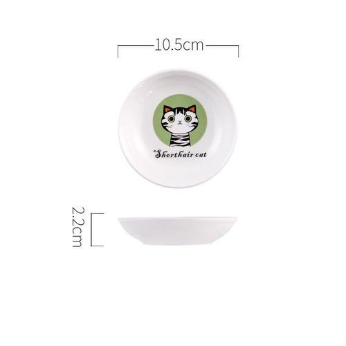 Petite Assiette En Forme De Soucoupe Pour Chat,Assiette En Céramiqu... on Productcaster.