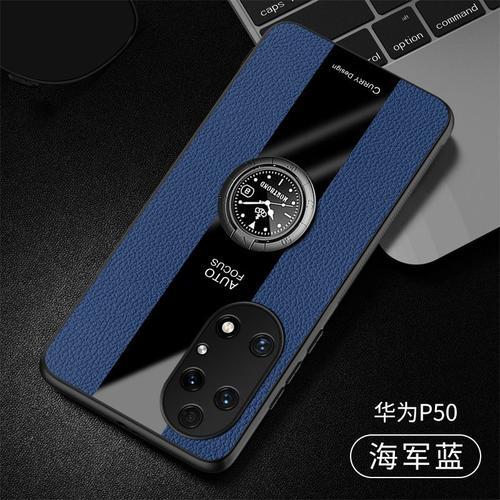 Etui Coque Pour Support De Bague En Cuir Pour Huawei P30, Étui En S... on Productcaster.