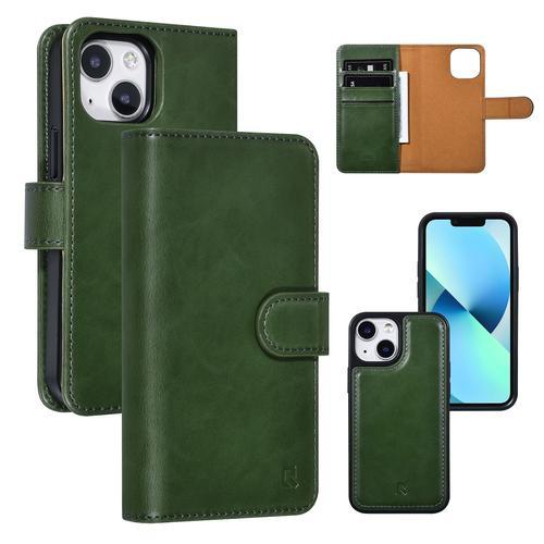 Uniq Accessory Iphone 13 Mini Vert Porte-Cartes Type Livre Et Couve... on Productcaster.