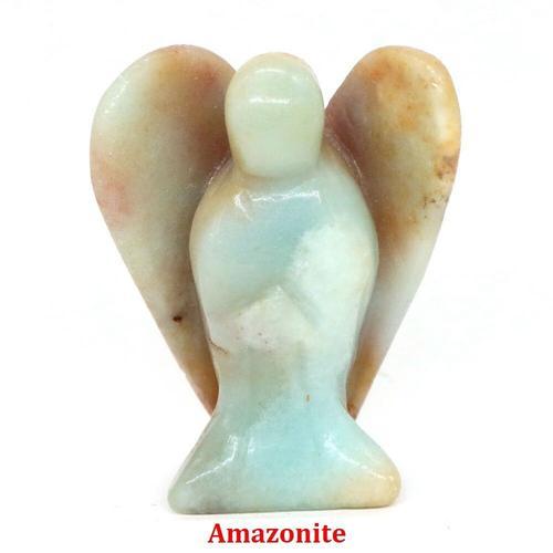 Statue d'Ange Panoramique de 1.5 Pouces,Quartz Rose Naturel,Clip de... on Productcaster.