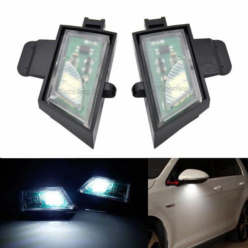 Lumière Led Pour Rétroviseur Latéral, 2 Pièces, Pour Vw Golf 7 Vii ... on Productcaster.