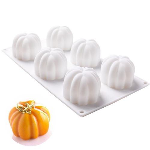 Moule À Gâteau En Silicone À 6 Cavités Pour Halloween, Citrouille, ... on Productcaster.