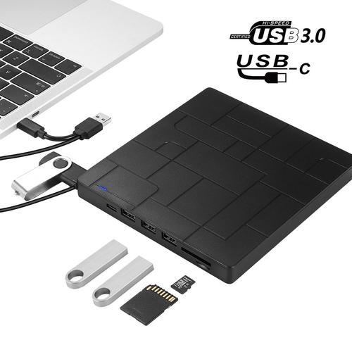 Lecteur CD/DVD Externe USB3.0+Type-c on Productcaster.