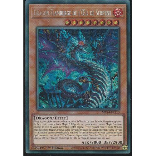 Carte Yu-Gi-Oh - Dragon Flamberge De L'oeil De Serpent - Mp24-Fr113... on Productcaster.