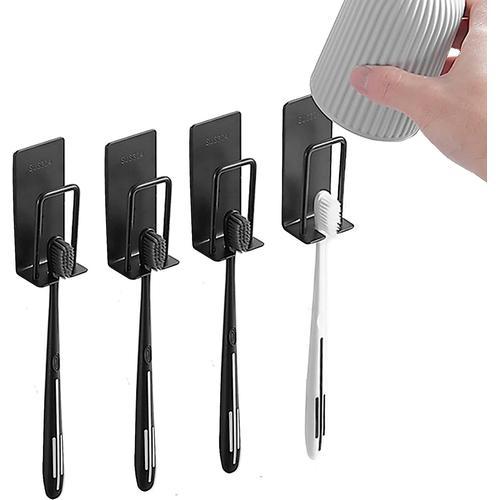 4Pcs Porte-Brosse à Dents électrique Mural avec Colle pour Salle de... on Productcaster.