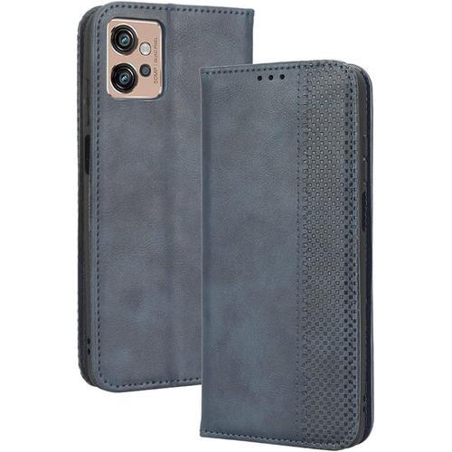 Coque Pour Motorola Moto G32 Etui, Housse Premium Pu/Tpu Portefeuil... on Productcaster.