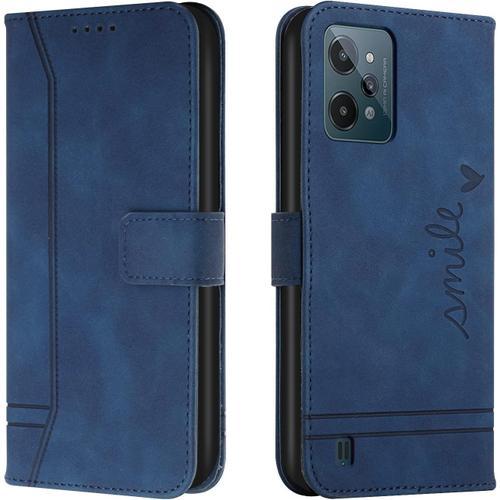 Coque Pour Realme C31, Etui Cuir Avec Magnetique, Flip Pochette Hou... on Productcaster.