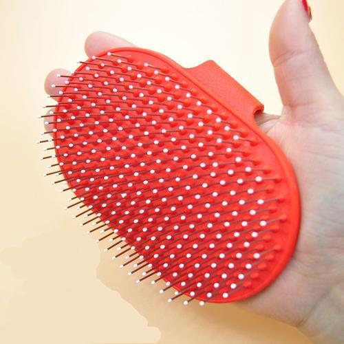 Brosse De Bain En Caoutchouc Pour Animaux De Compagnie, Peigne Pour... on Productcaster.