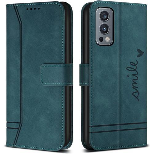 Coque Pour Oneplus Nord 2 5g Etui Cuir Avec Magnetique Flip Pochett... on Productcaster.