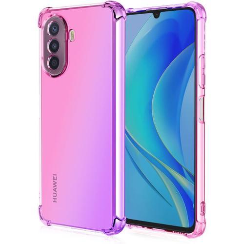 Coque En Coloré Pente Pour Huawei Nova Y70 Translucide Tpu Silicone... on Productcaster.