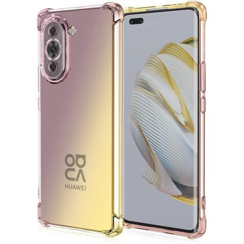 Coque En Coloré Pente Pour Huawei Nova 10 Pro Translucide Tpu Silic... on Productcaster.