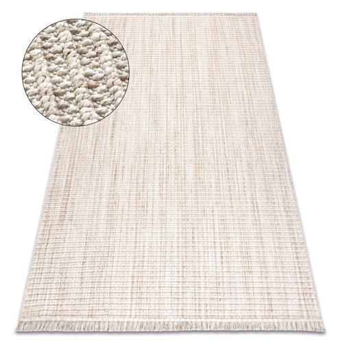 140x190 Cm Tapis Nano Fh72a Melange, Bouclé, Tissé Plat Beige on Productcaster.