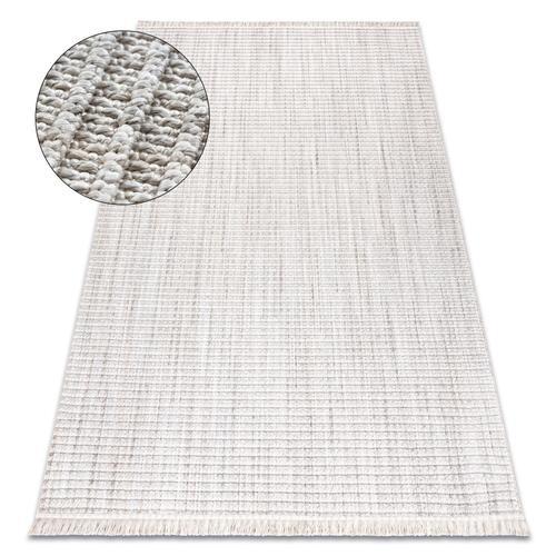 160x220 Cm Tapis Nano Fh72a Melange, Bouclé, Tissé Plat Gris on Productcaster.