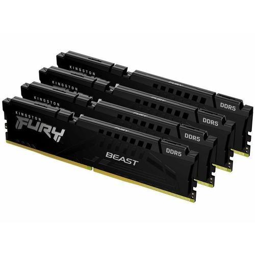 Kingston FURY Beast - DDR5 - kit - 64 Go: 4 x 16 Go - DIMM 288 broc... on Productcaster.