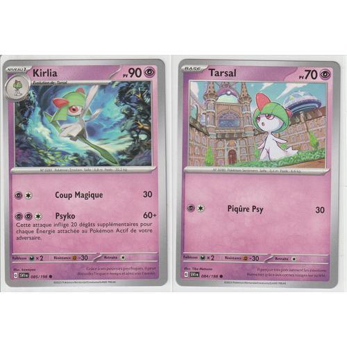 2 Cartes Pokémon - Kirlia 085/198 + Tarsal 084/198 - Ev1 Ecarlate E... on Productcaster.