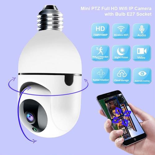 Caméra de Surveillance dôme extérieure PTZ IP Wifi hd 2MP/360 °, di... on Productcaster.